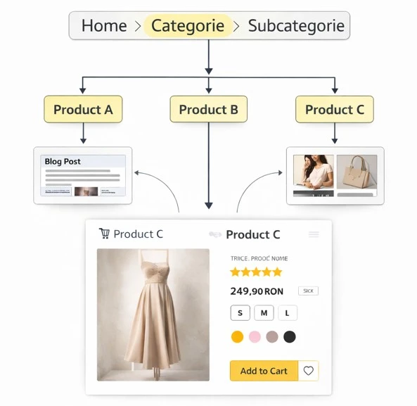 pagina produs optimizata seo